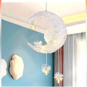 Hanging Moon & Stars Light